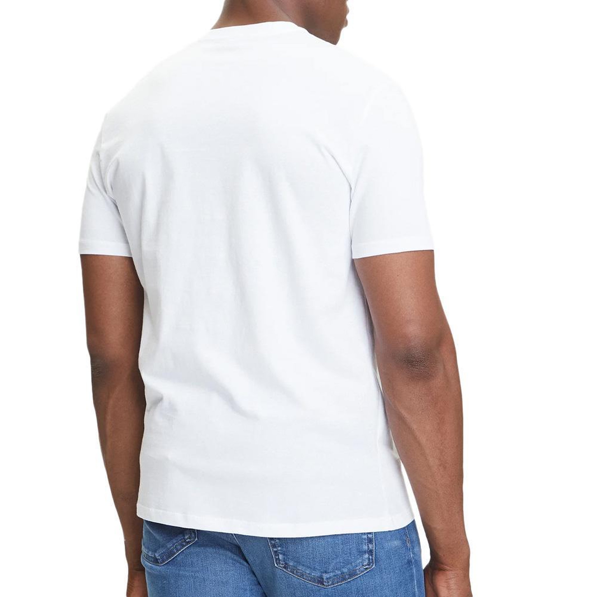 Voir la diapositive 2 : CALVIN KLEIN JEANS T-Shirt Blanc Homme Calvin Klein Jeans Center LV04RC857G