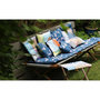 Voir la diapositive 2 : Jardin Privé Coussin bain de soleil ondulo 1740x600x50cm bleu marine OSAKA 