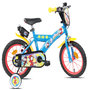 Voir la diapositive 1 : Marvel Vélo enfant 14'' SPIDEY (90 à 105cm) avec 2 freins, plaque avant décorative , bidon arrière, stabilisateurs & pneus gonflables.