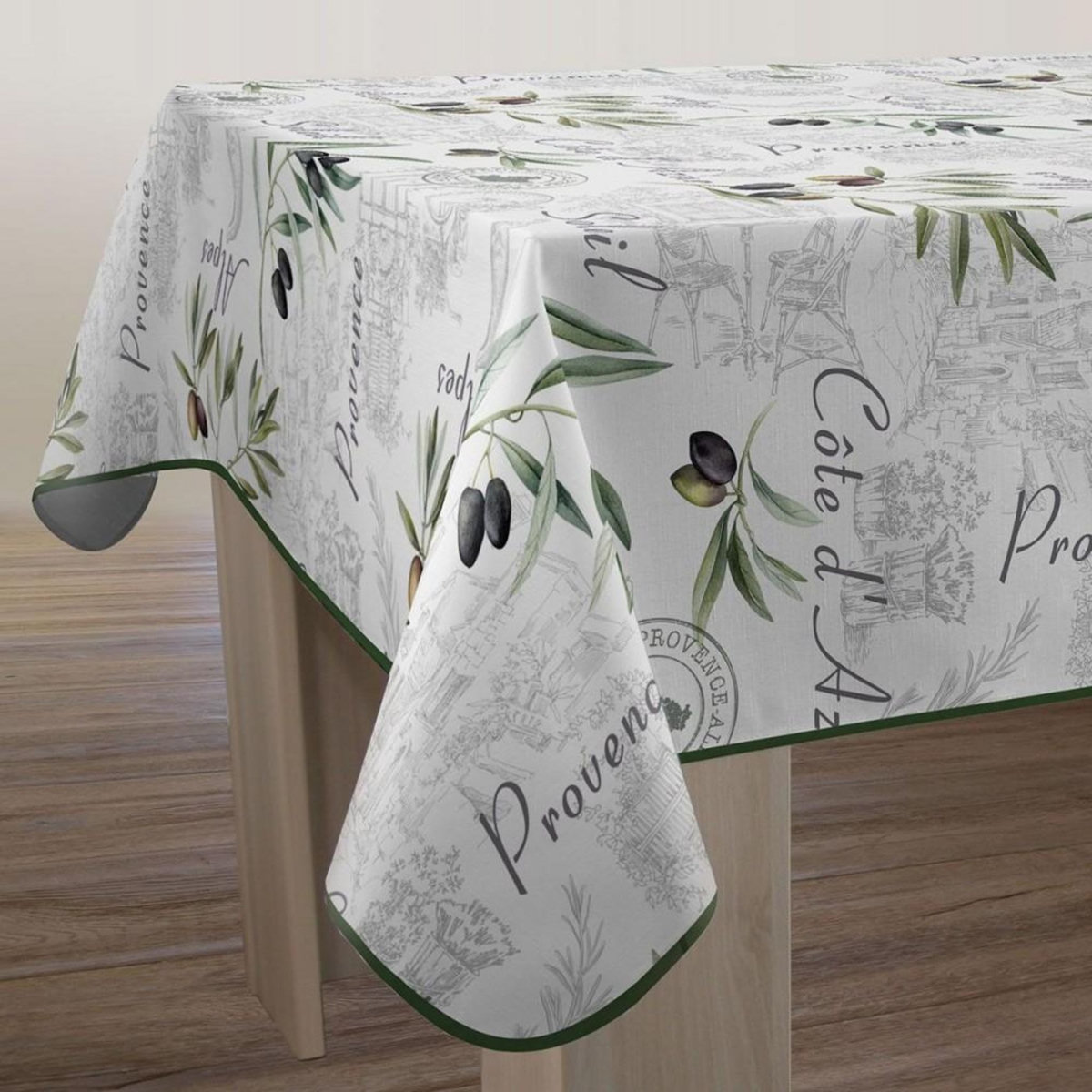 Kaliss Nappe rectangulaire antitache 150x240 cm Provence