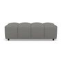 Voir la diapositive 4 : LISA DESIGN Adelaide - pouf en tissu texturé