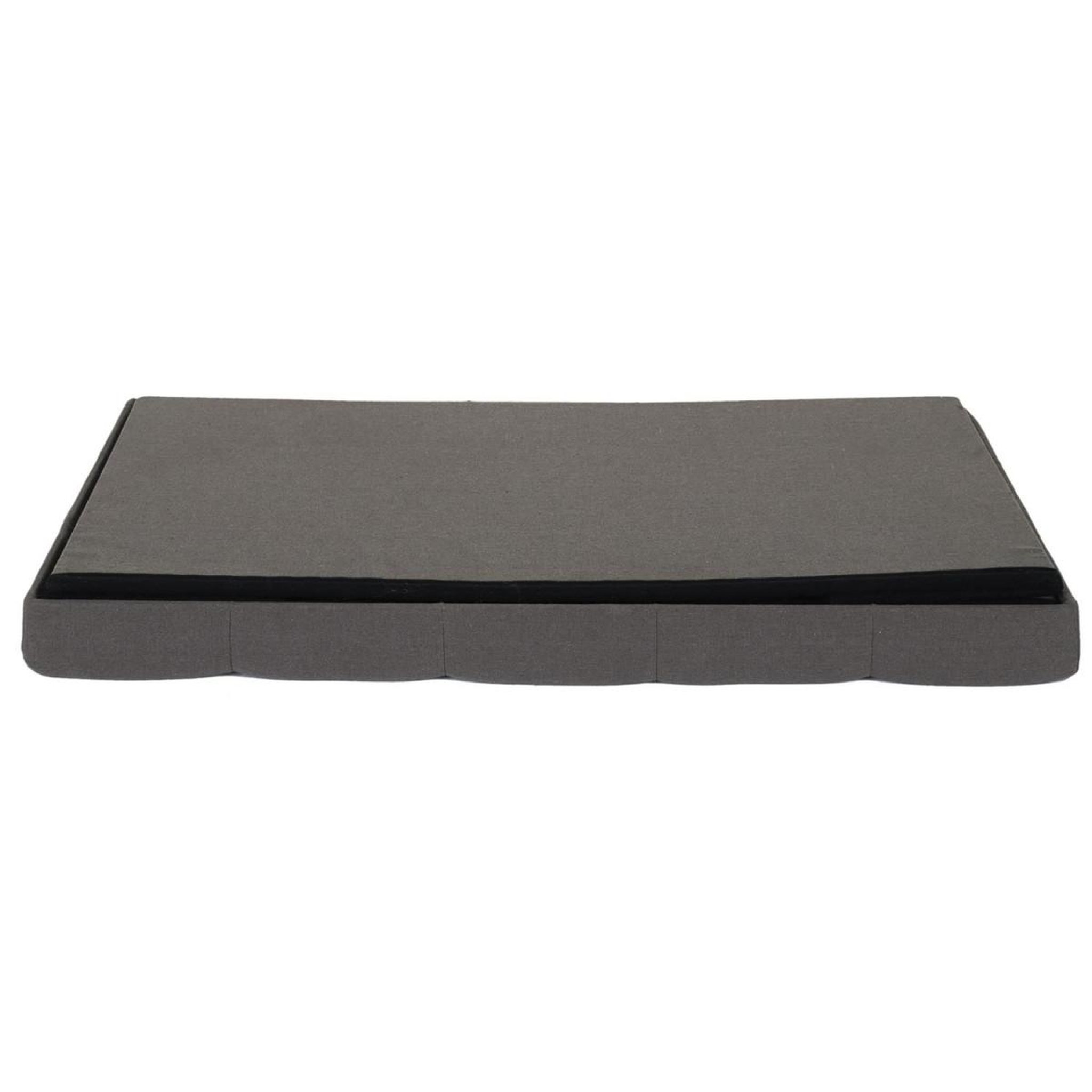 Voir la diapositive 5 : The Home Deco Factory Banc pliable & coffre  eleonor  76cm gris