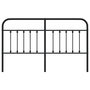 Voir la diapositive 4 : VIDAXL Tete de lit metal noir 180 cm