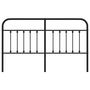 Voir la diapositive 4 : VIDAXL Tete de lit metal noir 180 cm