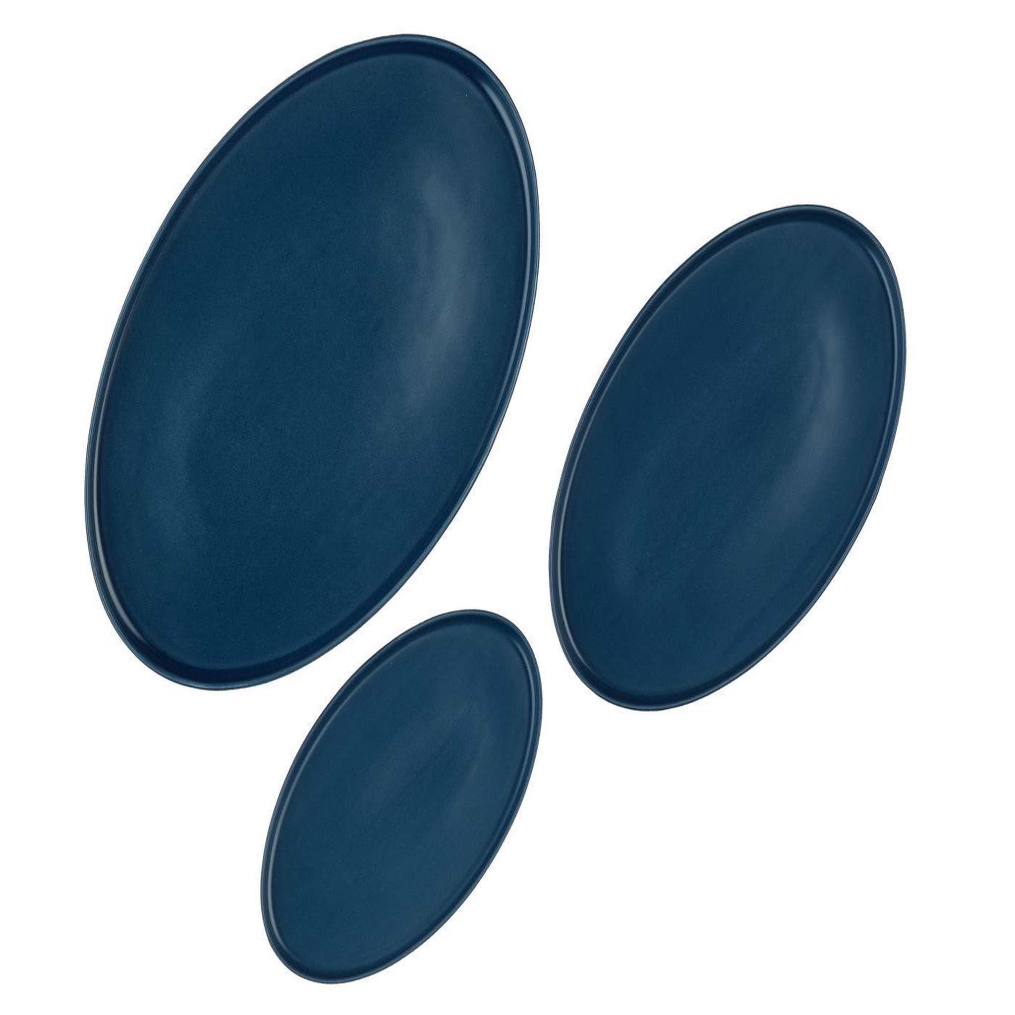 BJORN Plateau de service scandi - 3 pièces - marine