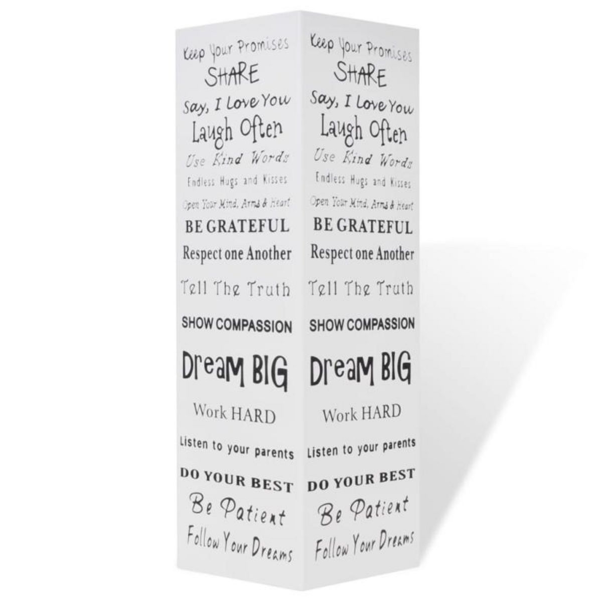 VIDAXL Blanc Carré Porte parapluie Stockage pour cannes bâtons Acier 48,5 cm