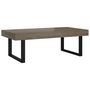 Voir la diapositive 2 : VIDAXL Table basse Gris et noir 120x60x40 cm MDF et fer