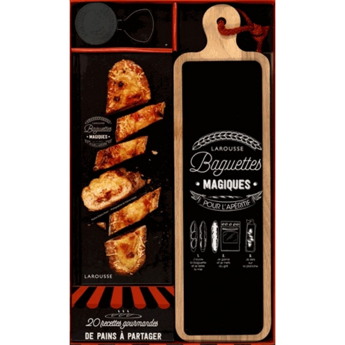 Coffret Baguettes magiques - Livre + Planche + Extracteur de mie de pain