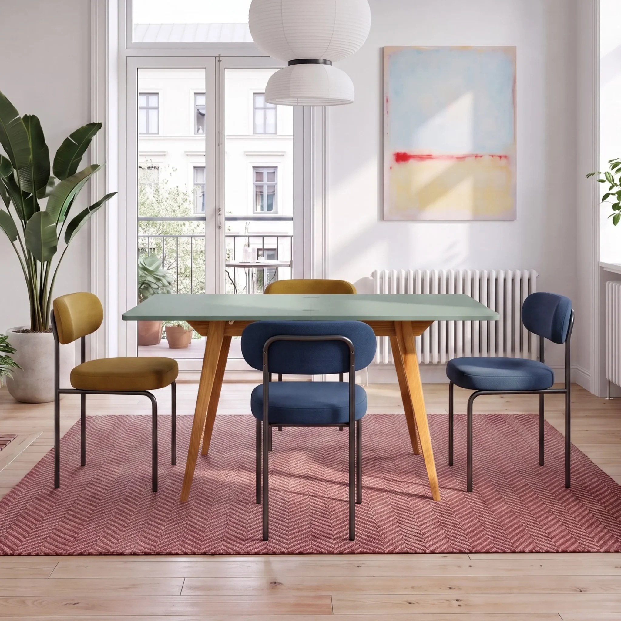 Voir la diapositive 6 : RAGABA Envelope Table à manger extensible