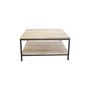 Voir la diapositive 3 : Paris Prix Table Basse en Teck  Cirebon  80cm Naturel