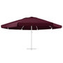 Voir la diapositive 2 : VIDAXL Tissu de remplacement pour parasol d'exterieur Bordeaux 610 cm