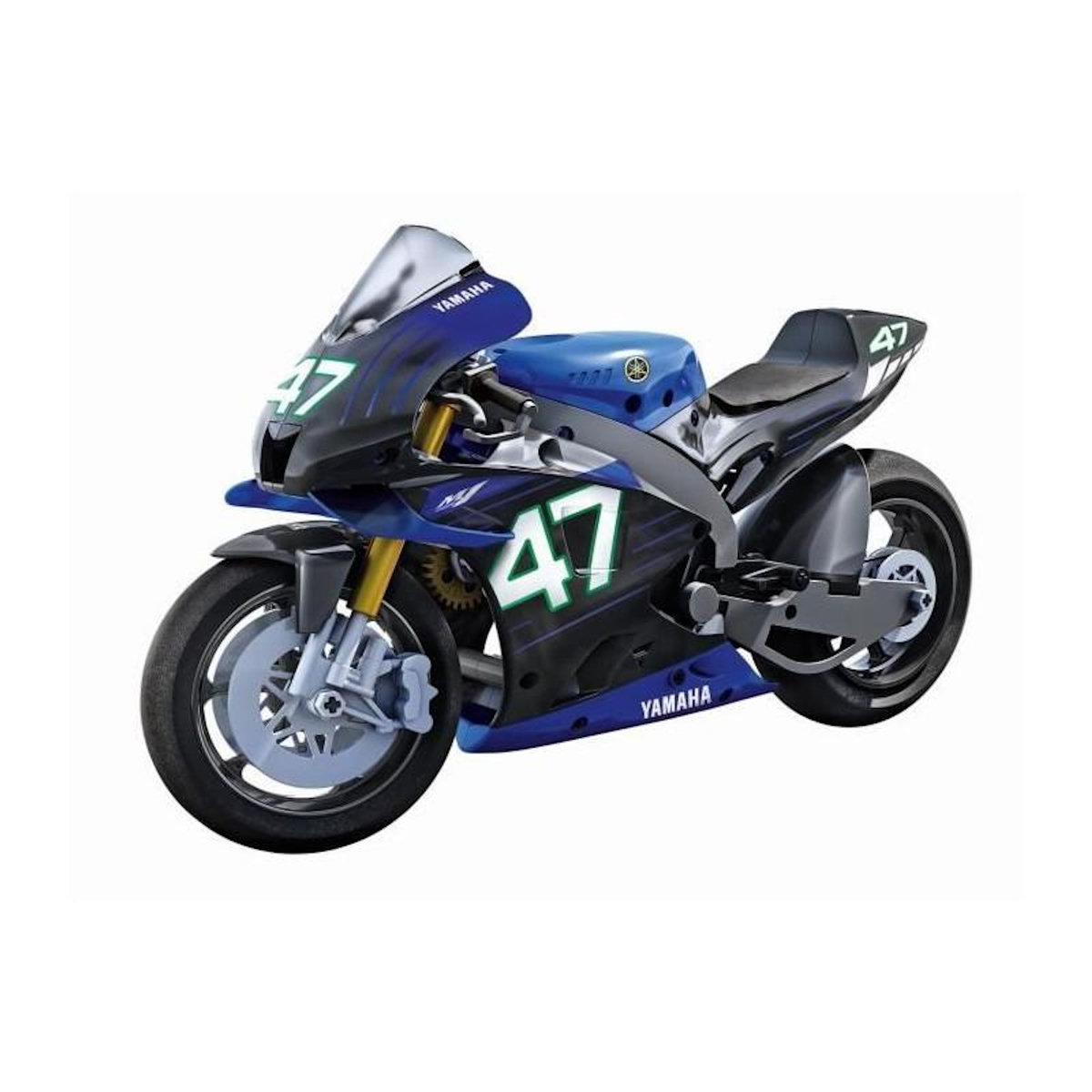NEW BORN BABY Clementoni - Coffret de construction Yamaha M1 - Application disponible - Fabriqué en Italie