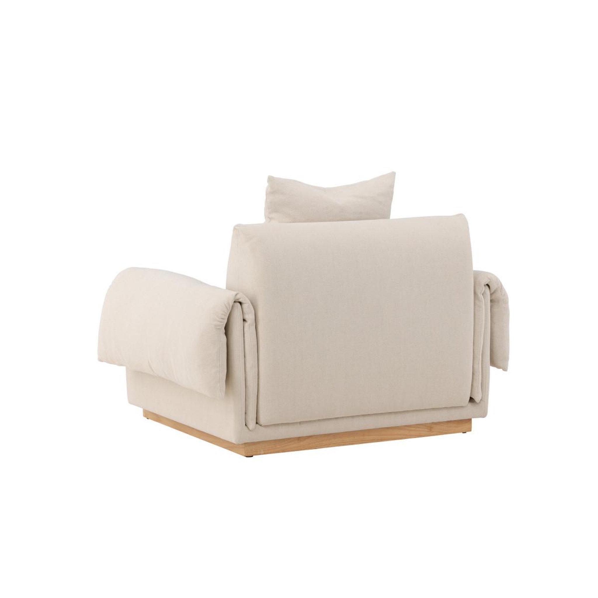 Voir la diapositive 6 : Paris Prix Fauteuil design effet lin  mollosund  118cm beige