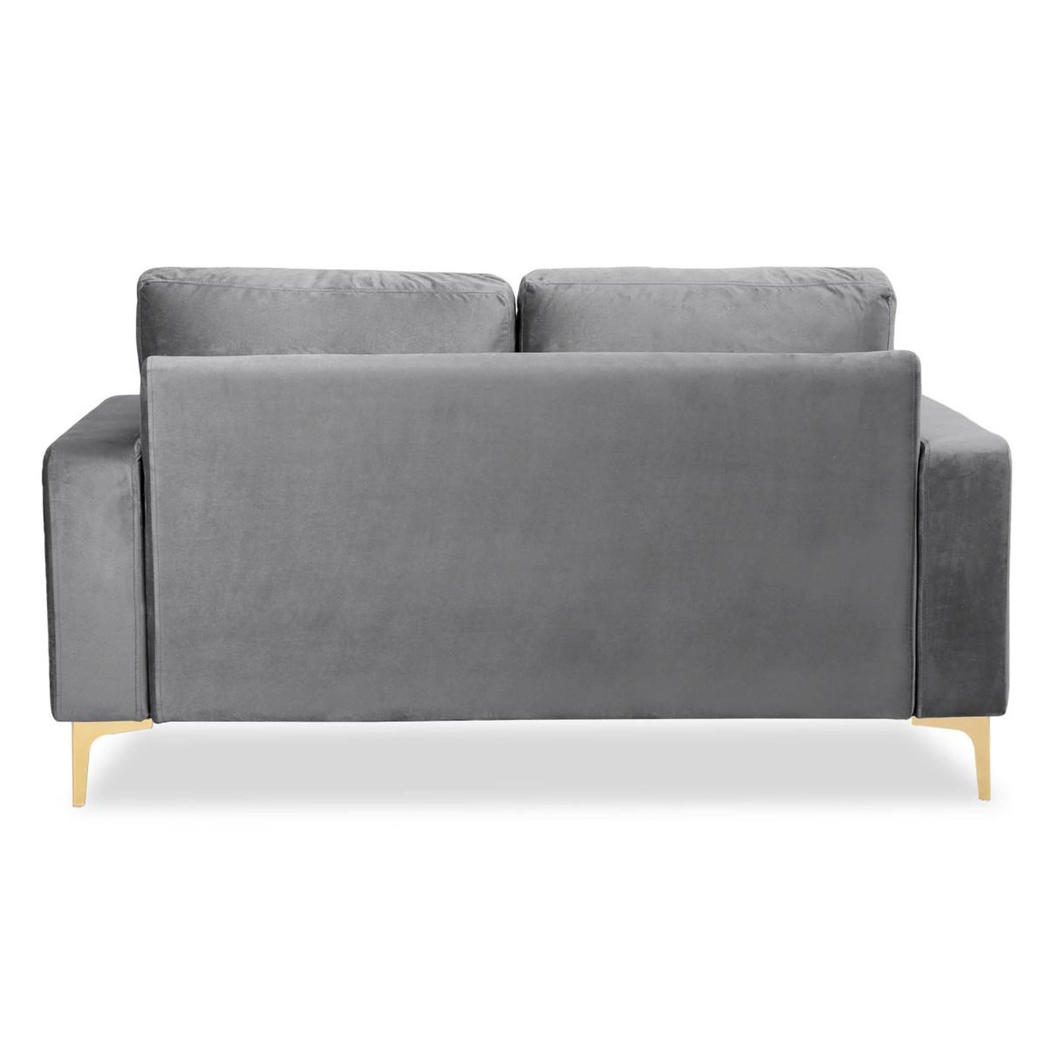 Voir la diapositive 4 : Paris Prix Canapé 2 places en velours  ignacio  158cm gris