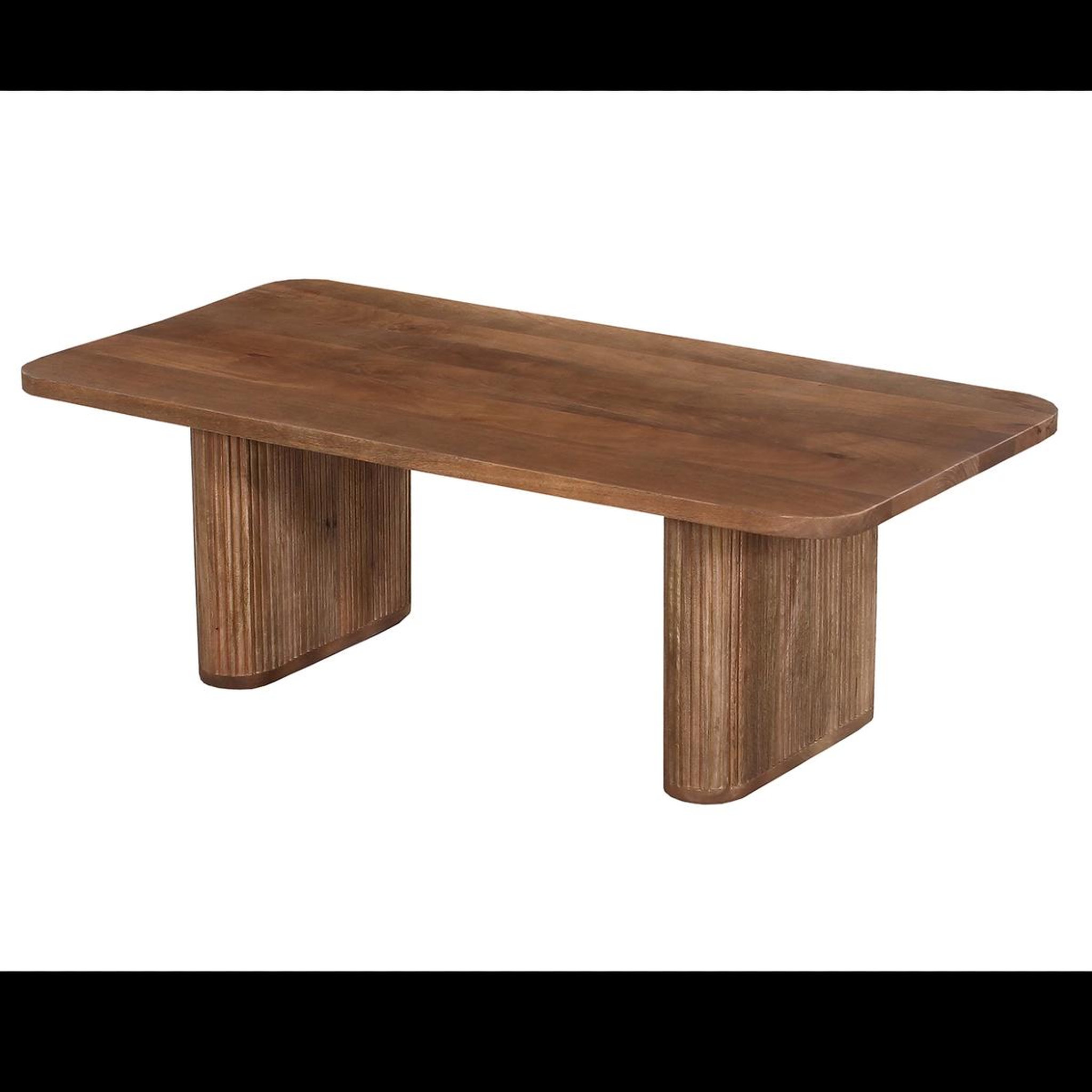Voir la diapositive 3 : JLC KREATION Table basse rectangle en bois de manguier jeanne