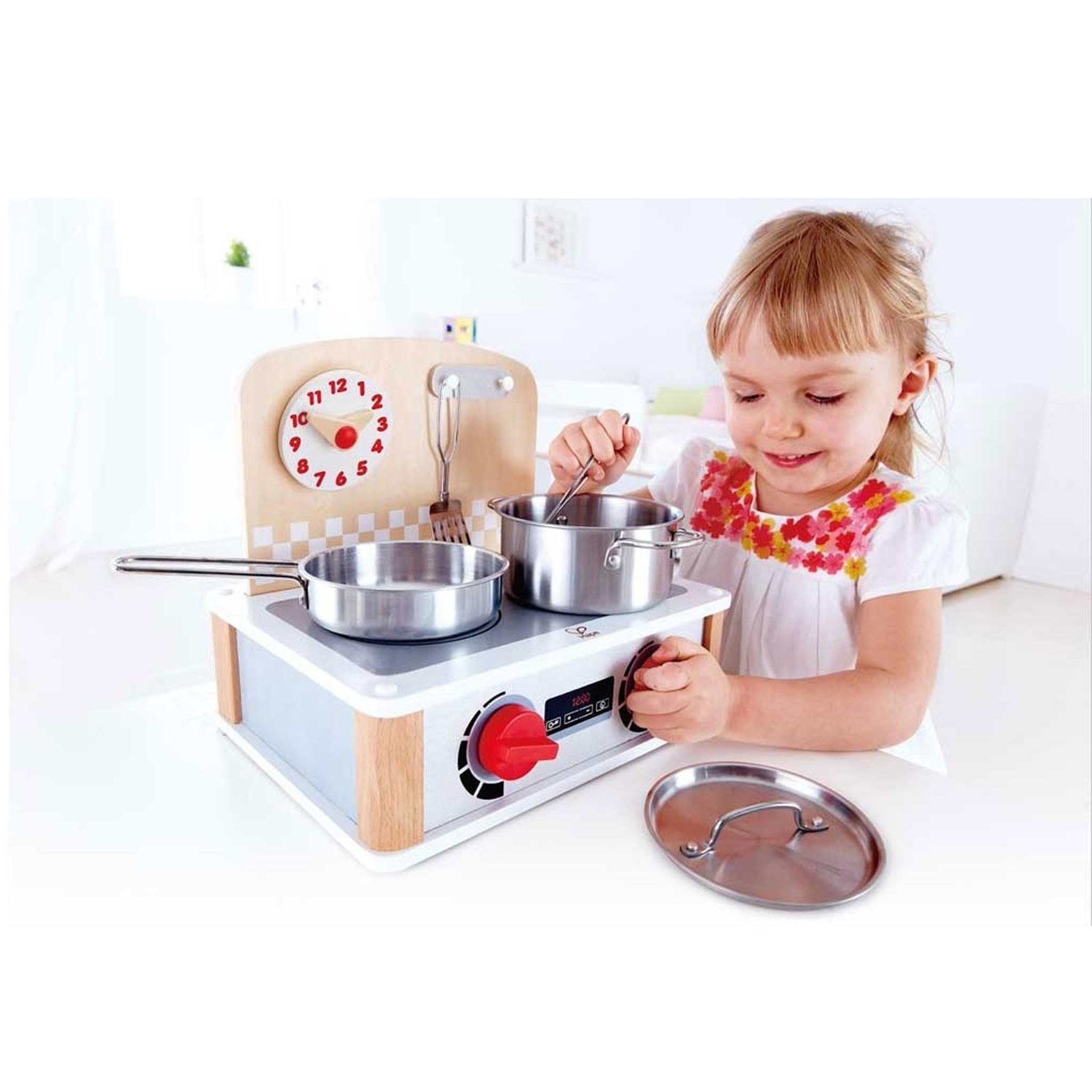 Voir la diapositive 3 : Hape Cuisinière barbecue en bois recto verso