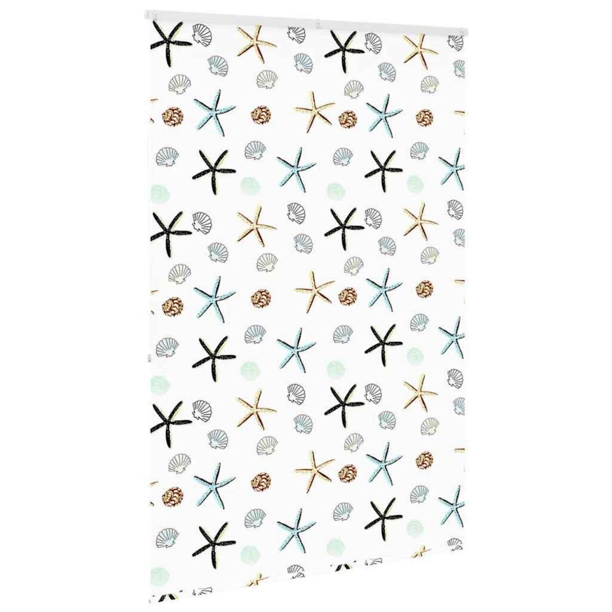 VIDAXL Store enrouleur de douche avec cassette largeur du tissu 146 cm