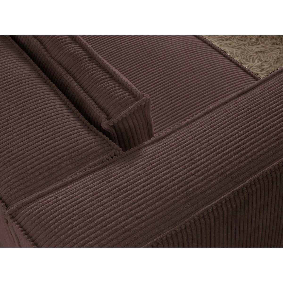 LISA DESIGN Stella - canapé fixe 2 places - en velours côtelé - style contemporain