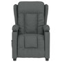 Voir la diapositive 4 : VIDAXL Fauteuil inclinable electrique Gris fonce Tissu