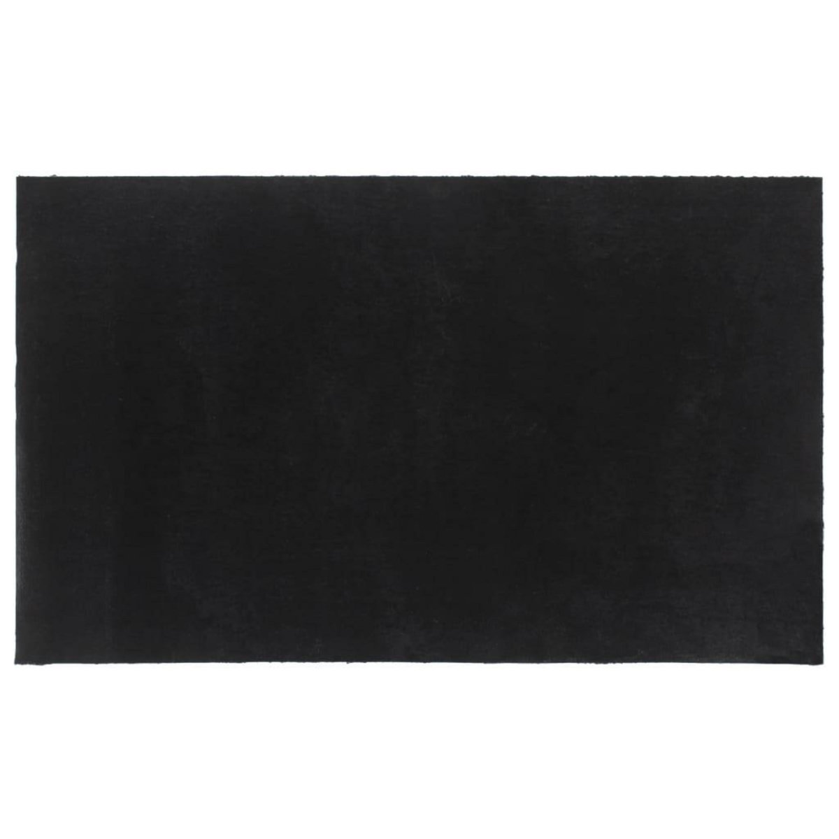 VIDAXL Tapis de porte noir 90x150 cm fibre de coco touffete