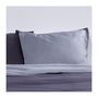 Voir la diapositive 2 : Today TODAY Noa - Parure de lit - Coton - 2 personnes - 220 x 240 cm - Bicolore Gris
