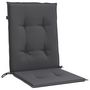Voir la diapositive 5 : VIDAXL Coussins de chaise a dossier bas lot de 2 anthracite melange