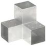 Voir la diapositive 2 : VIDAXL Connecteurs de poteau 4pcs Forme en Y Metal galvanise 101x101mm