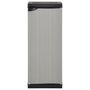 Voir la diapositive 2 : VIDAXL Armoire de rangement de jardin 1 etagere Gris/noir 35x40x85 cm