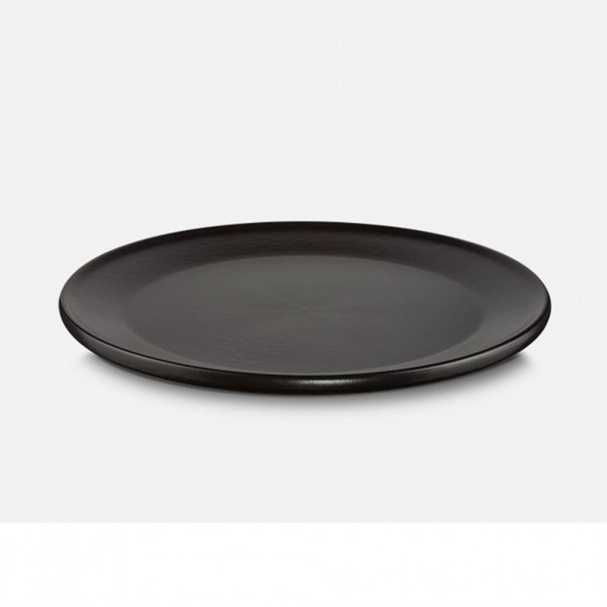 YODECO Assiette plate Noire - D 28 cm