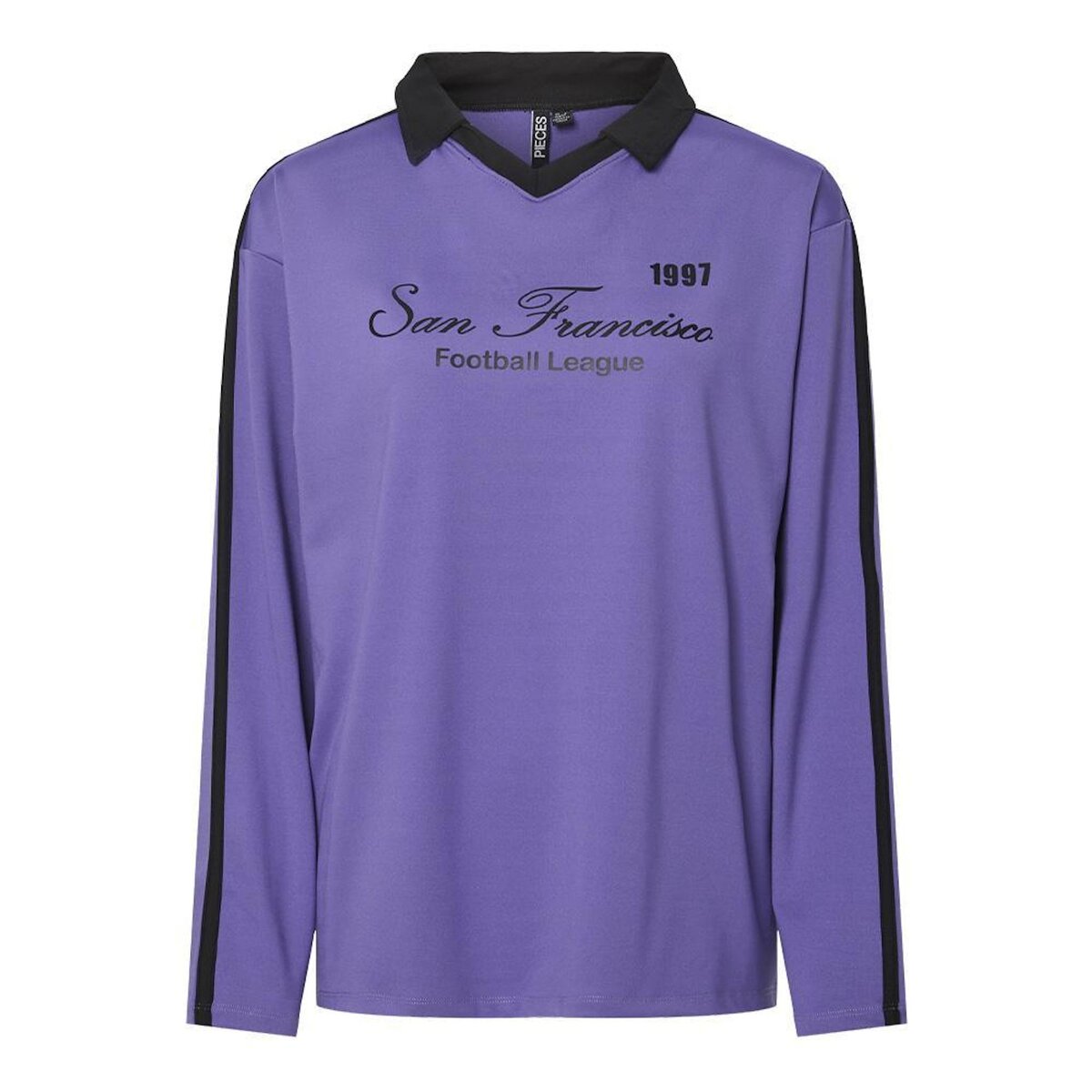 Pieces Polo /Noir Femme Pieces Feng