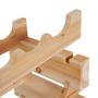 Voir la diapositive 5 : HOMCOM Étagère à bouteilles casier à vin range bouteilles horizontal 6 niveaux 72 bouteilles max. dim. 114L x 28l x 80H cm bois de pin massif