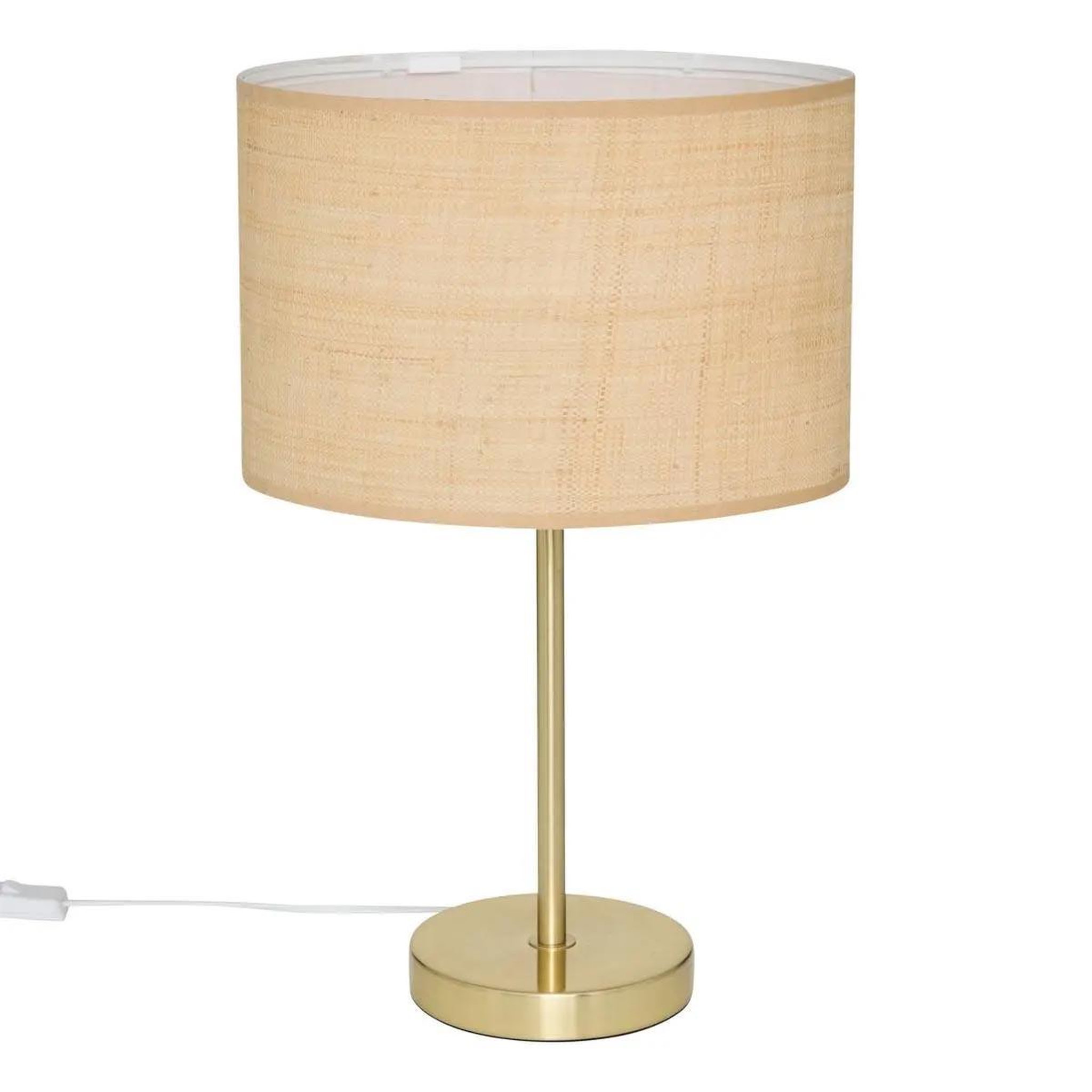 Voir la diapositive 3 : ATMOSPHERA Abat-jour en raphia  beline  30cm beige
