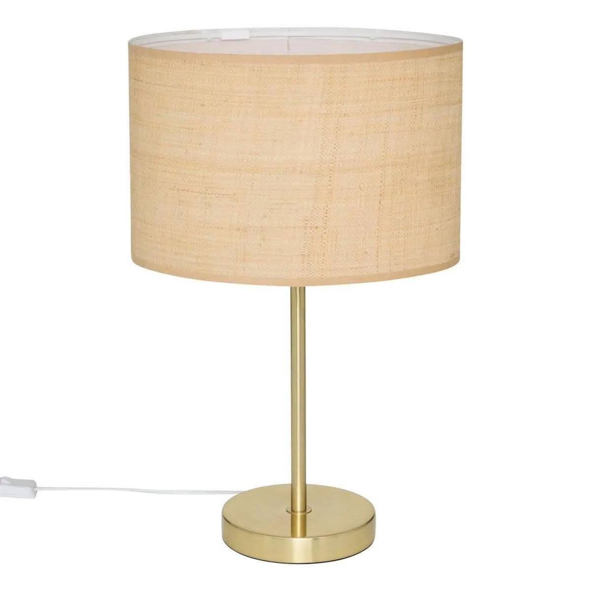 ATMOSPHERA Abat-Jour en Raphia  Beline  30cm Beige