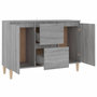 Voir la diapositive 3 : VIDAXL Buffet Sonoma gris 101x35x70 cm Bois d'ingenierie