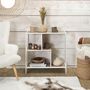 Voir la diapositive 4 : Paris Prix Étagère Design  Edison  80cm Naturel & Blanc