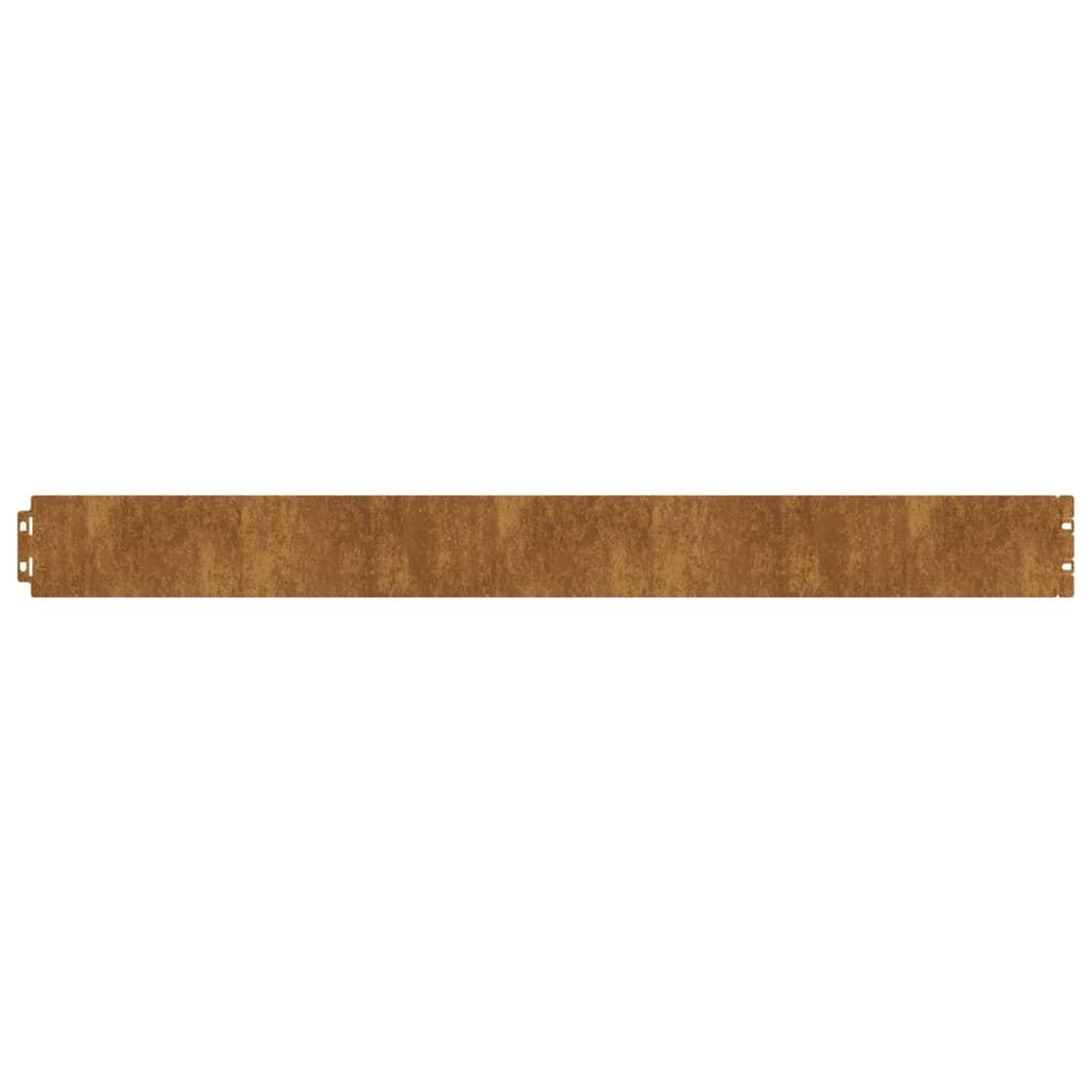 Voir la diapositive 3 : VIDAXL Bordures de pelouse 10 pcs 10x103 cm acier corten flexible