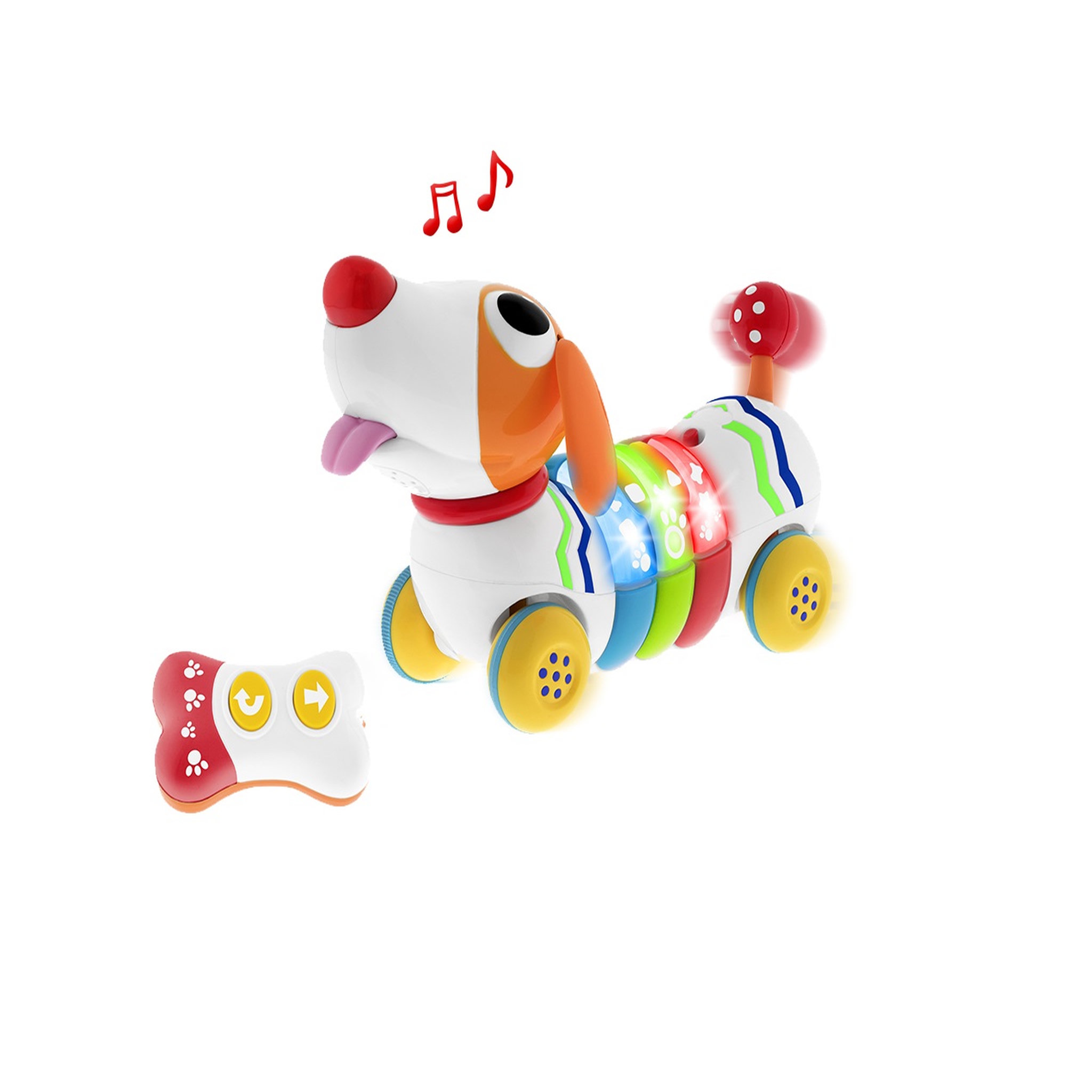 Voir la diapositive 1 : CHICCO Chien dog ré mi radiocommandé 