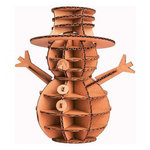 Graine créative Maquette en carton theme bonhomme de neige