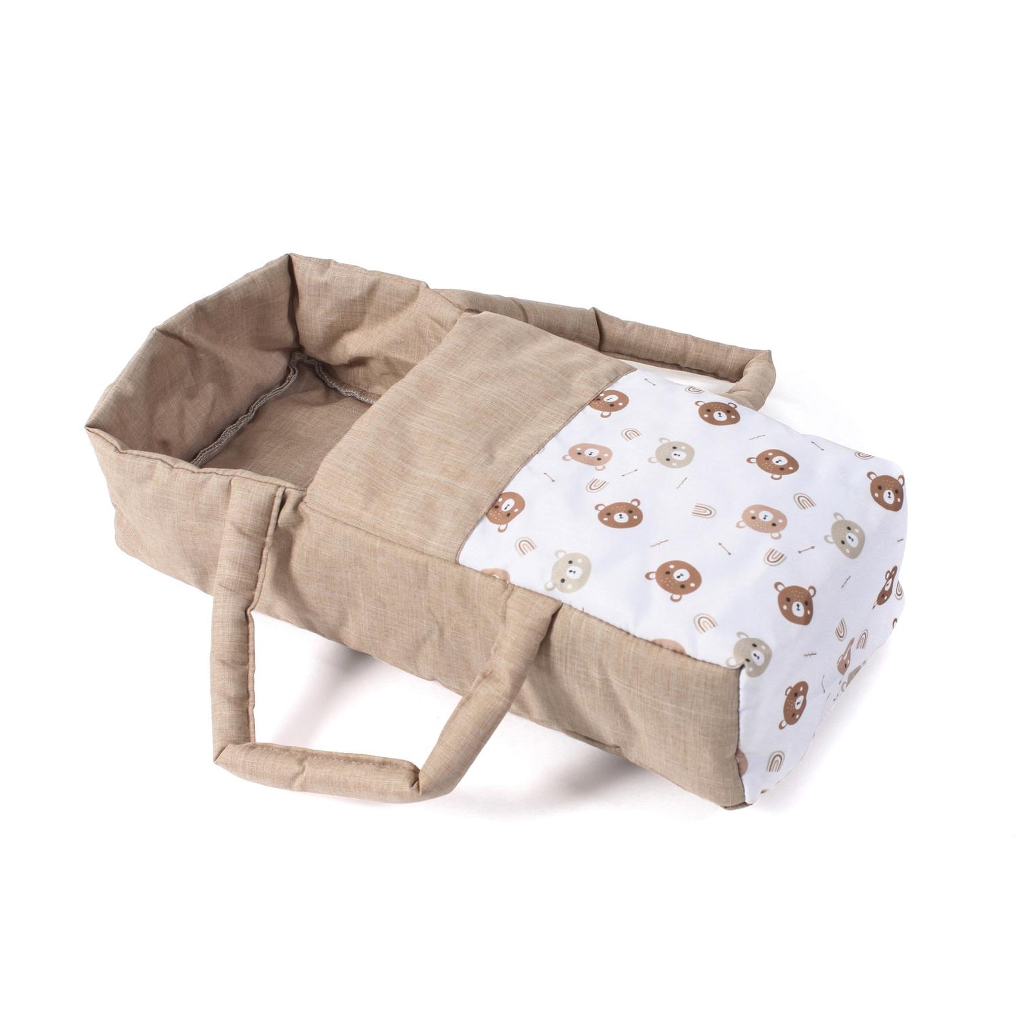 Voir la diapositive 5 : BAYER CHIC 2000 Poussette combinée Leni Beige avec oursons