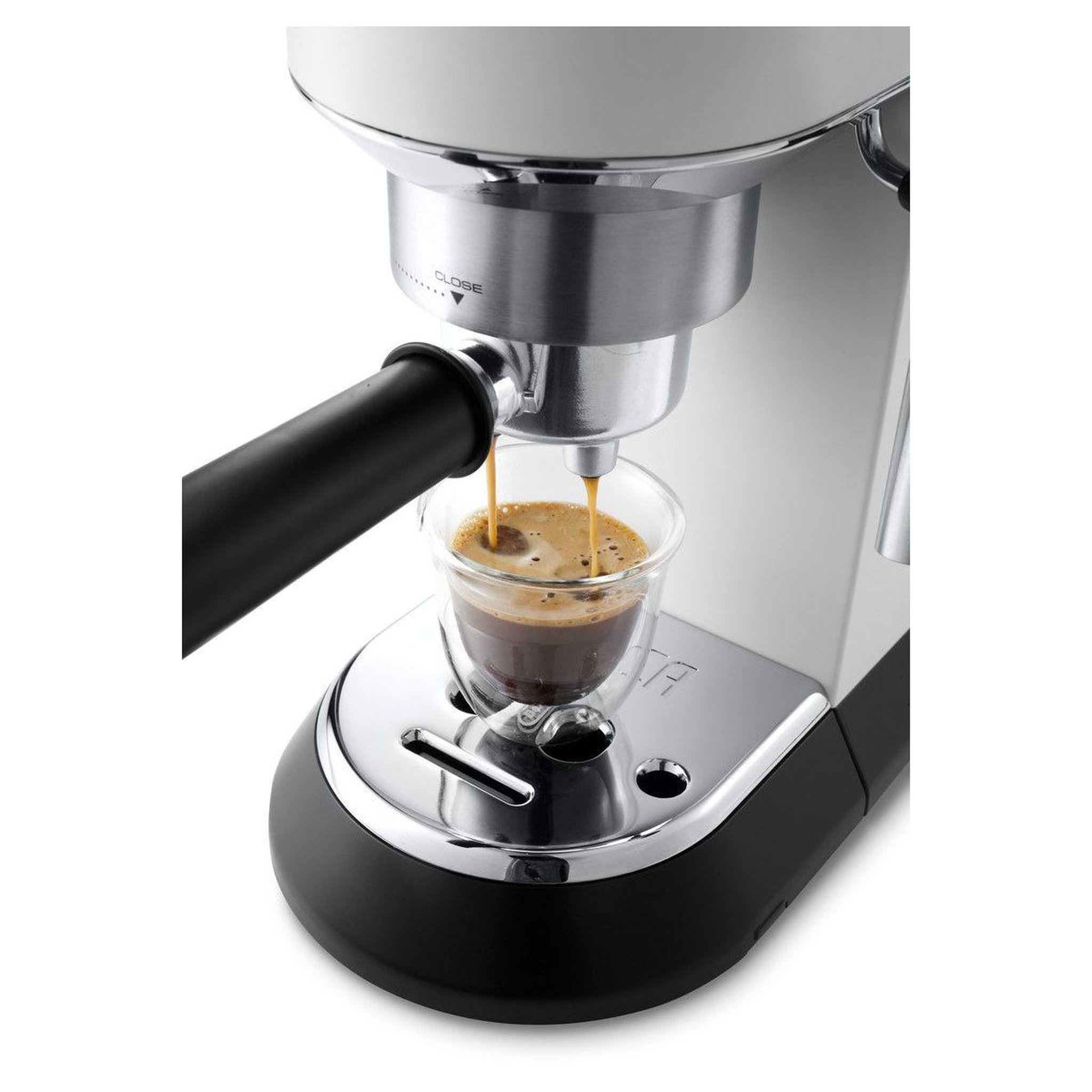 Voir la diapositive 3 : DELONGHI Machine à expresso ec695.w dedica blanc