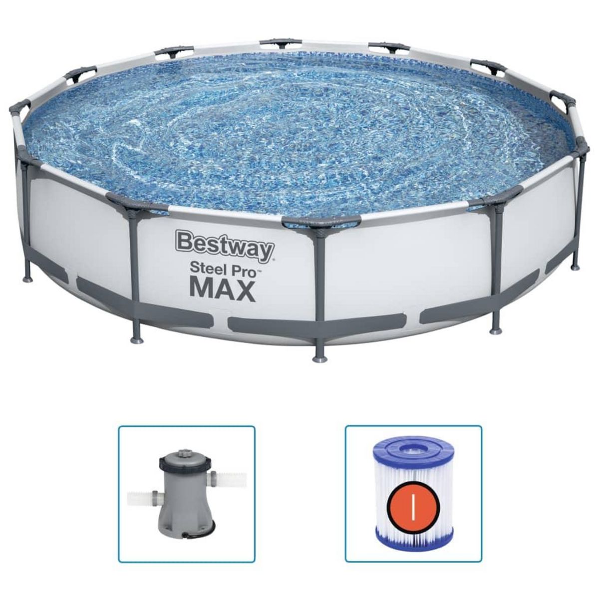 BESTWAY Bestway Ensemble de piscine Steel Pro MAX 366x76 cm