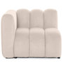 Voir la diapositive 1 : LISA DESIGN Debbie - module d'assise gauche en tissu texturé