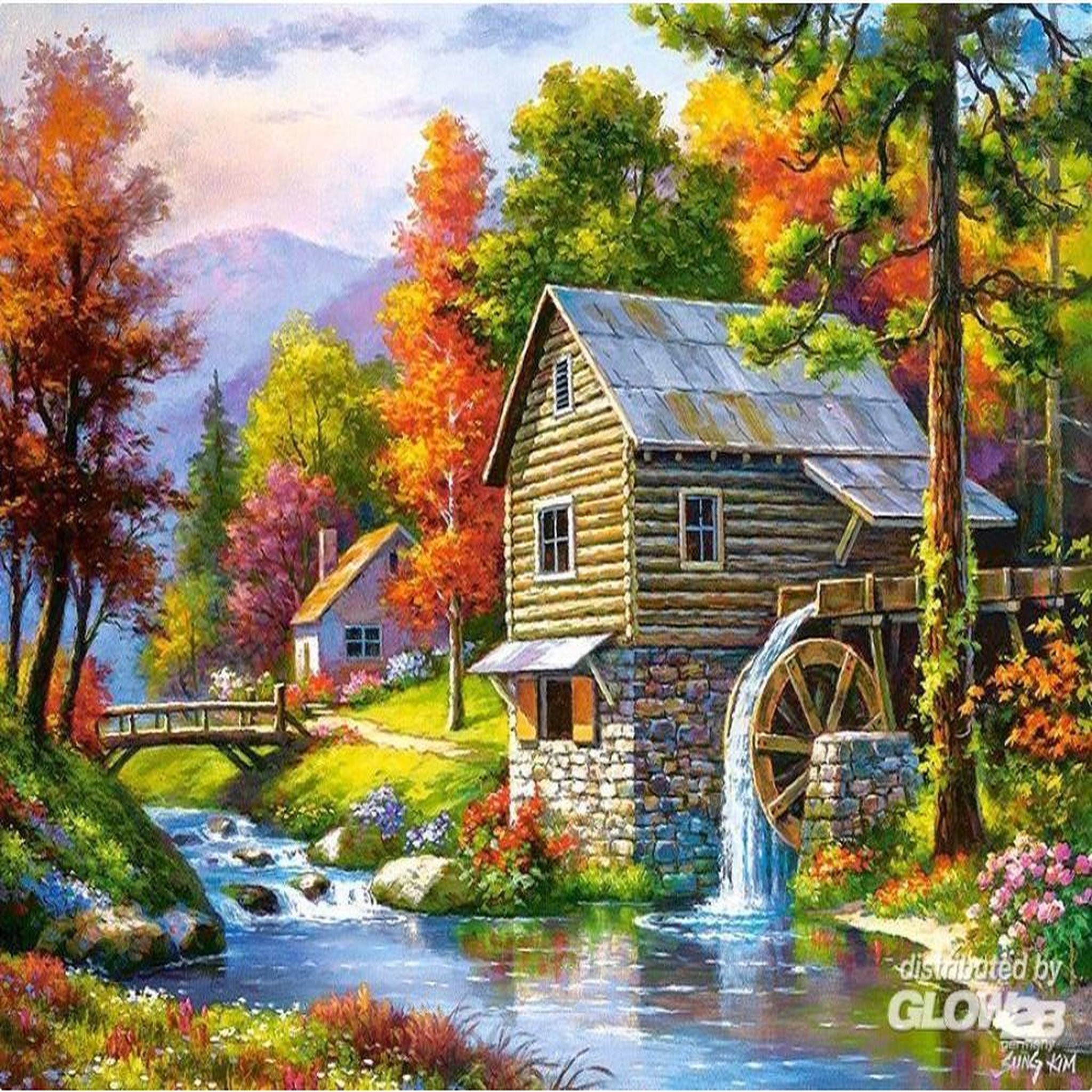 Voir la diapositive 4 : Castorland Puzzle 500 pièces : Vieux moulin