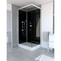 Voir la diapositive 2 : Aurlane Cabine de douche rectangle 110x80x230cm - SHADOW CORNER