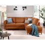 Voir la diapositive 2 : LISA DESIGN Brooke - canapé d'angle droit - convertible - 5 places - en velours
