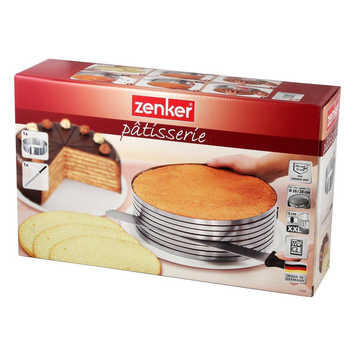 ZENKER Ensemble de 2 ustensiles de pâtisserie pour layer cakes Zenker