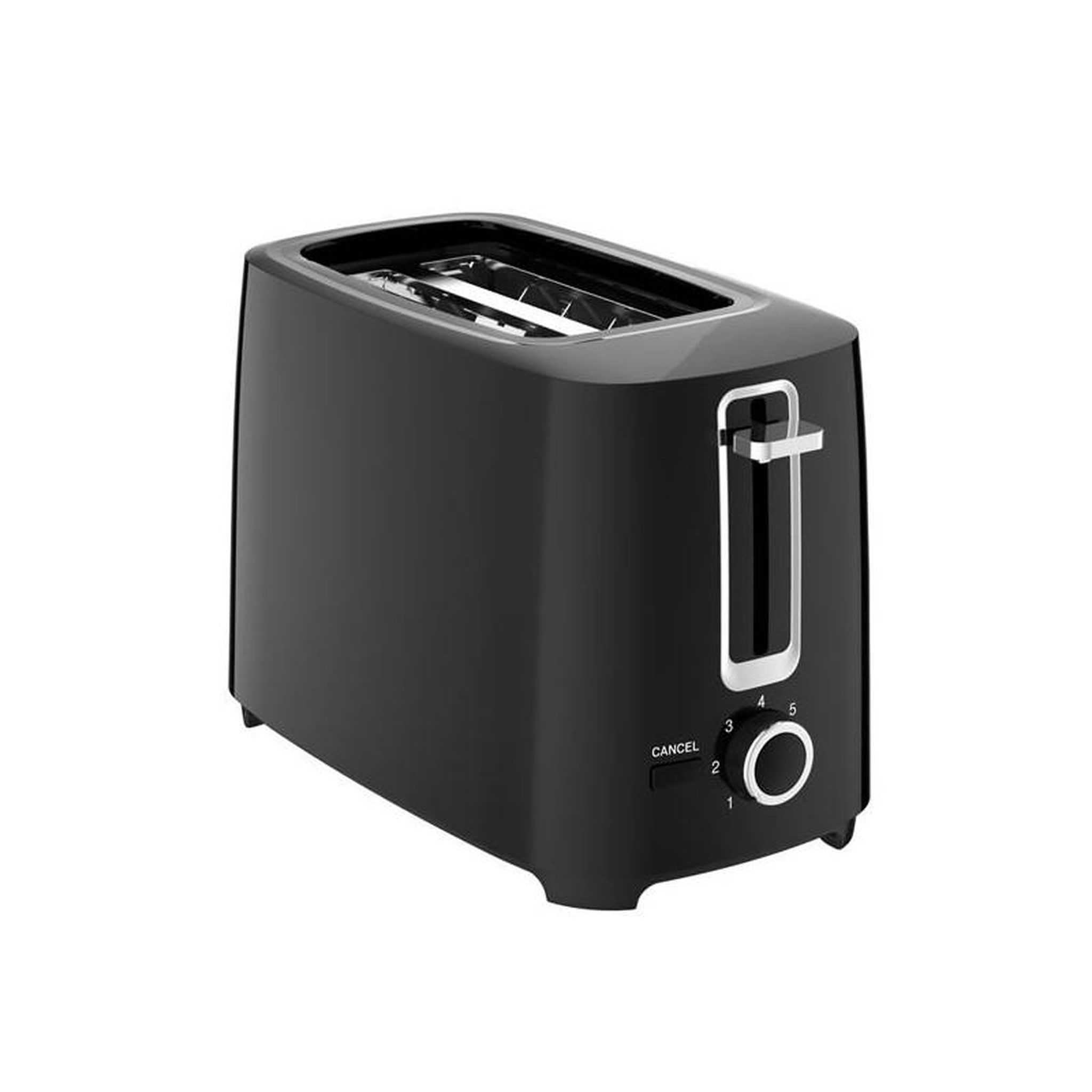 Voir la diapositive 3 : KITCHENCHEF GRILLE PAIN 700W 2 TRANCHES NOIR KITCHENCHEF - KSTOASTBLACK2T