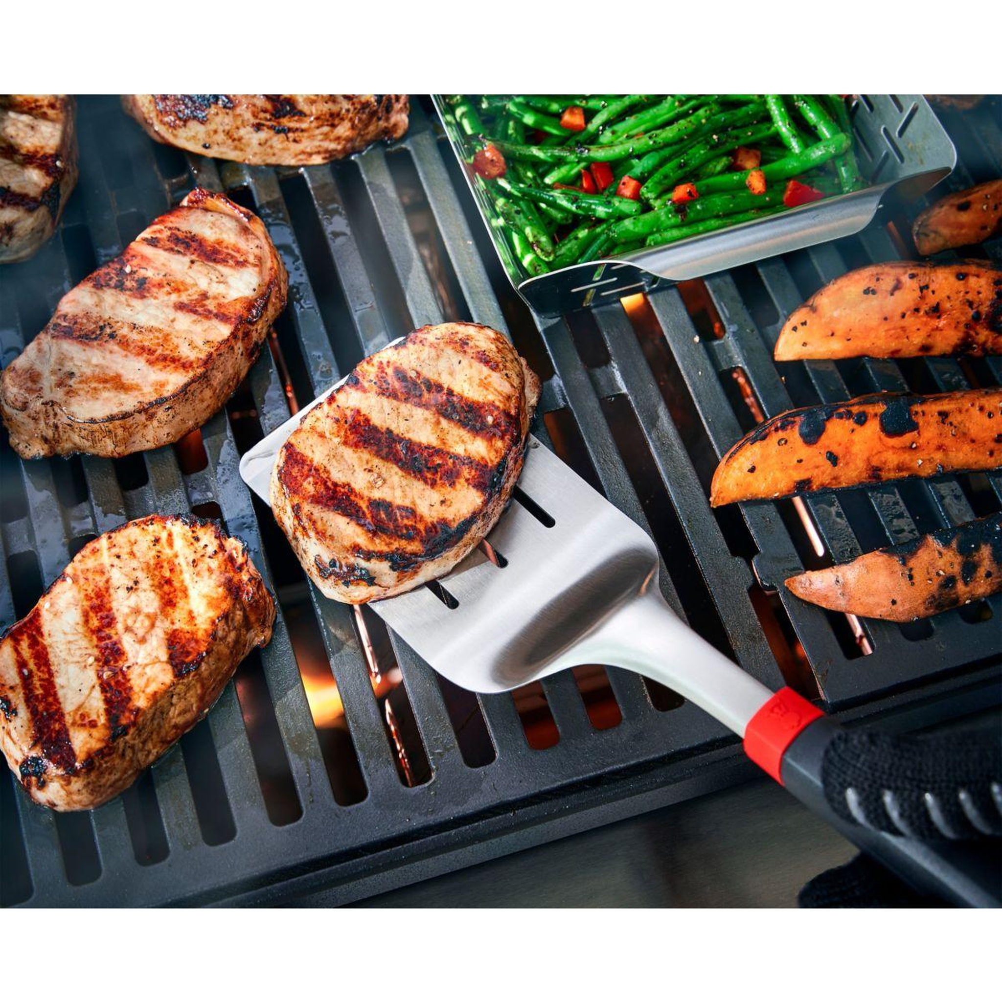 Voir la diapositive 5 : Weber Ustensile barbecue 2 accessoires