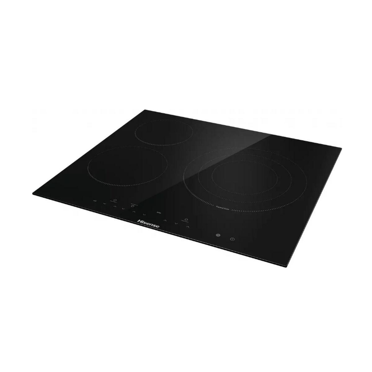 Hisense Table de cuisson vitrocéramique 60cm 3 feux 5700w noir - E6332BSCE