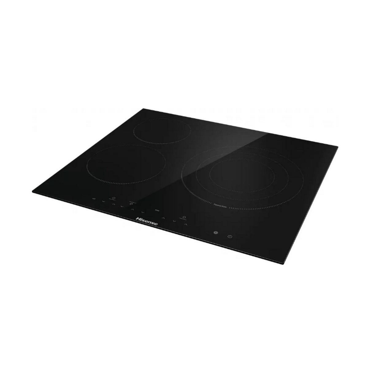 Hisense Table de cuisson vitrocéramique 60cm 3 feux 5700w noir - E6332BSCE
